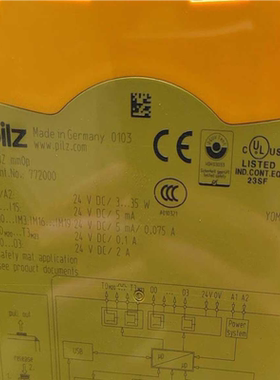 德国PiLZ安全继电器772000   MMOP议价（憨憨电子）