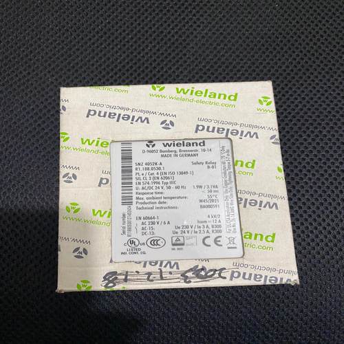 （议价）原装wieland威琅安全继电器SNZ 4052K-A