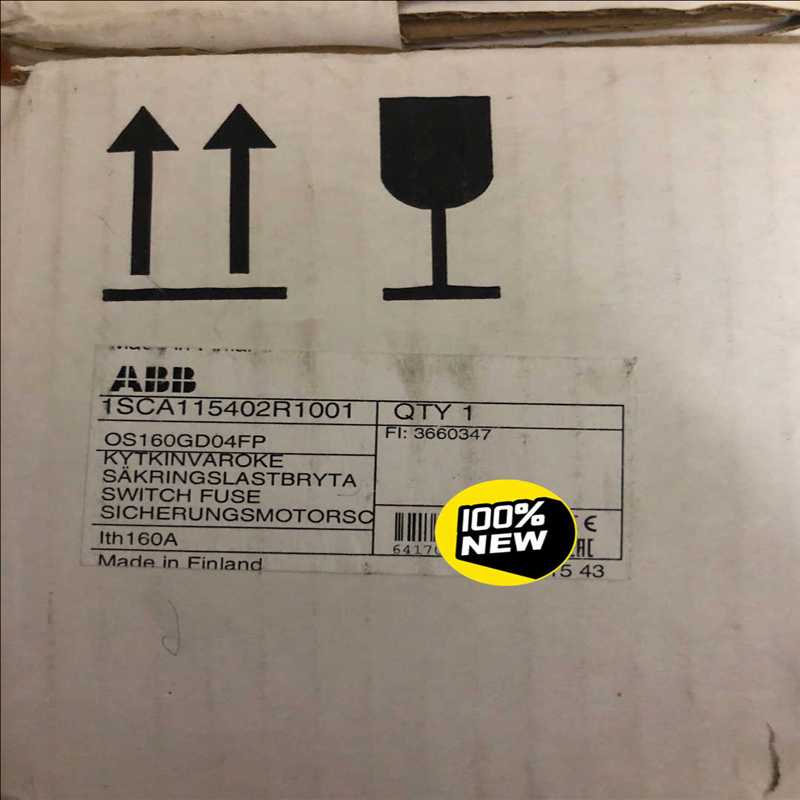 议~ABB 开关OS160GD04FP 全新原装进口正品!