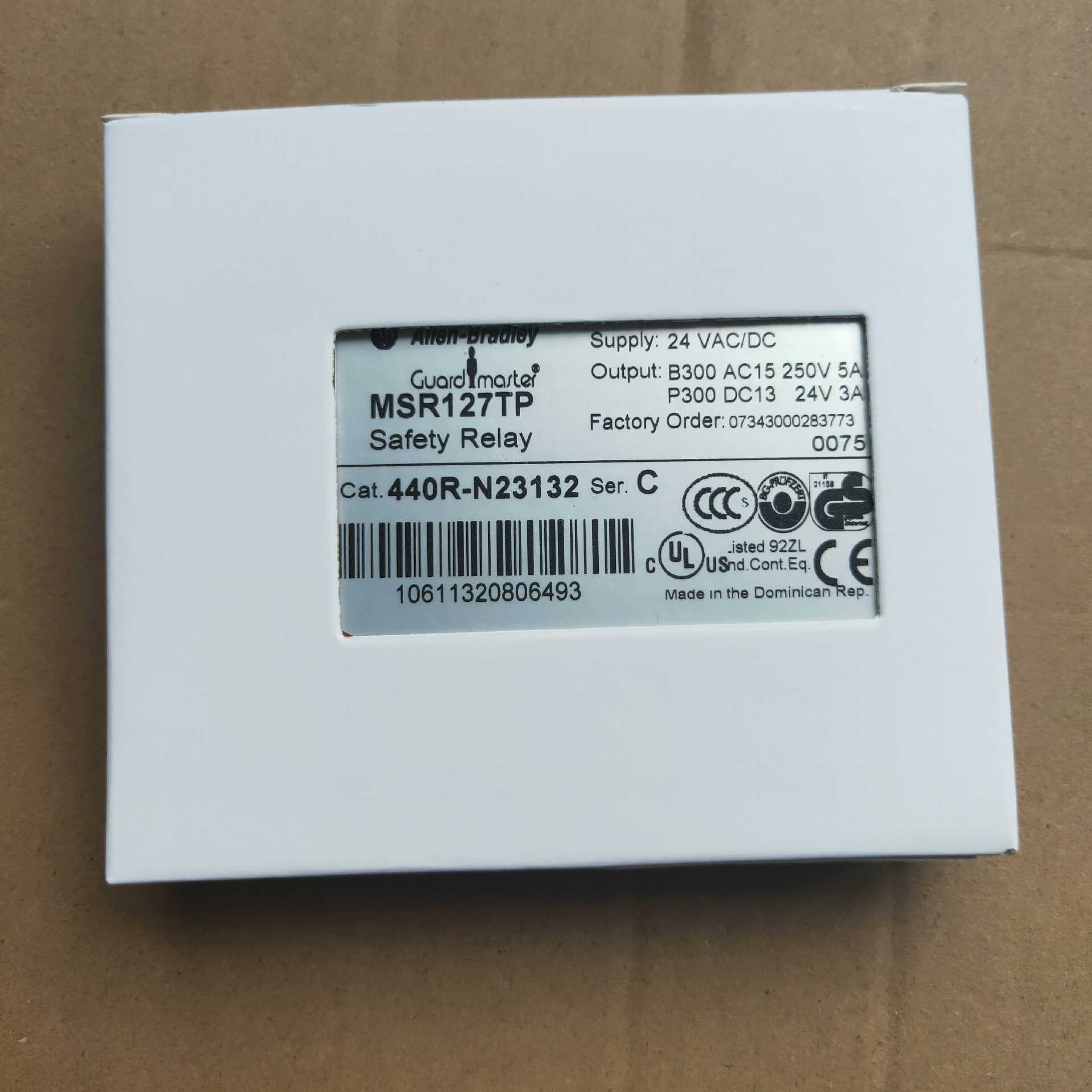 AB罗克韦尔安全继电器MSR127TP440R-N2313议价