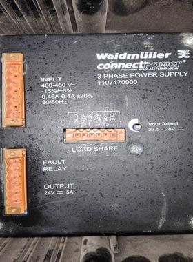 魏德米勒电源控制器。3 PHASE  POWER   SUP~议价