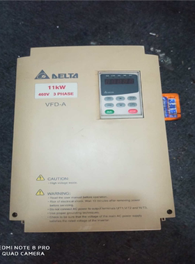 【汇生】拆机台达A系列11KW变频器，VFD110A43A，功能包好【议价