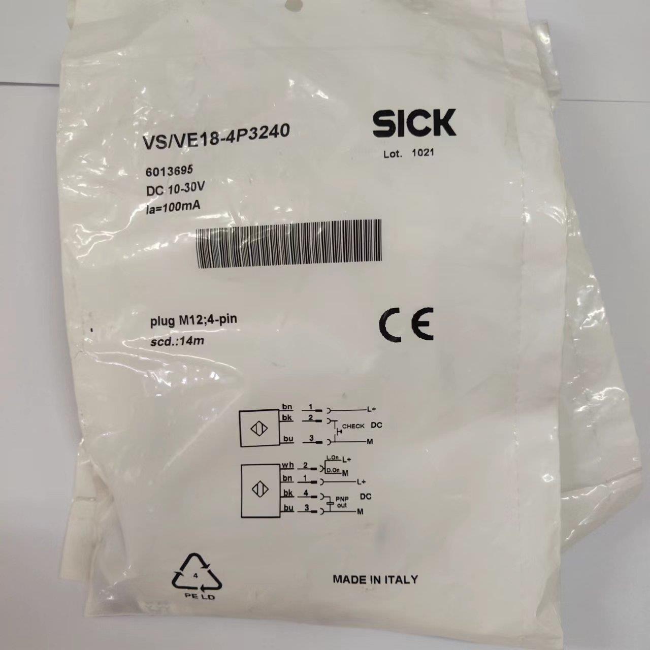 SICK 全新原装正品光电开关 VSVE18-4P3240