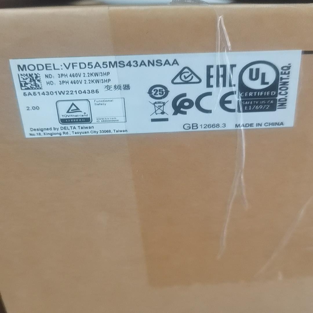 台达变频器MS300 VFD5A5MS43ANSAA，全新的~议价