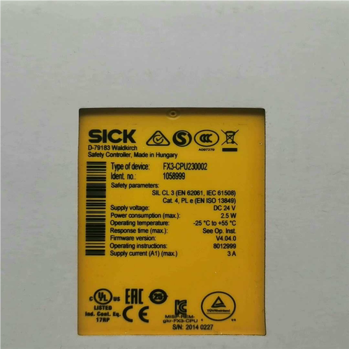 询价~FX3-CPU230002货号1058999 版本V4.04