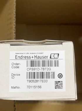 恩德斯豪斯e+h ph电极 CPS91D-7BT2G（憨憨电子）