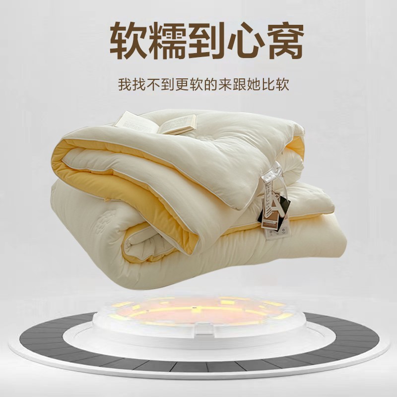 超柔软服帖亲肤A类母婴级奶盖被 春秋被冬被加厚单人双人被芯软糯