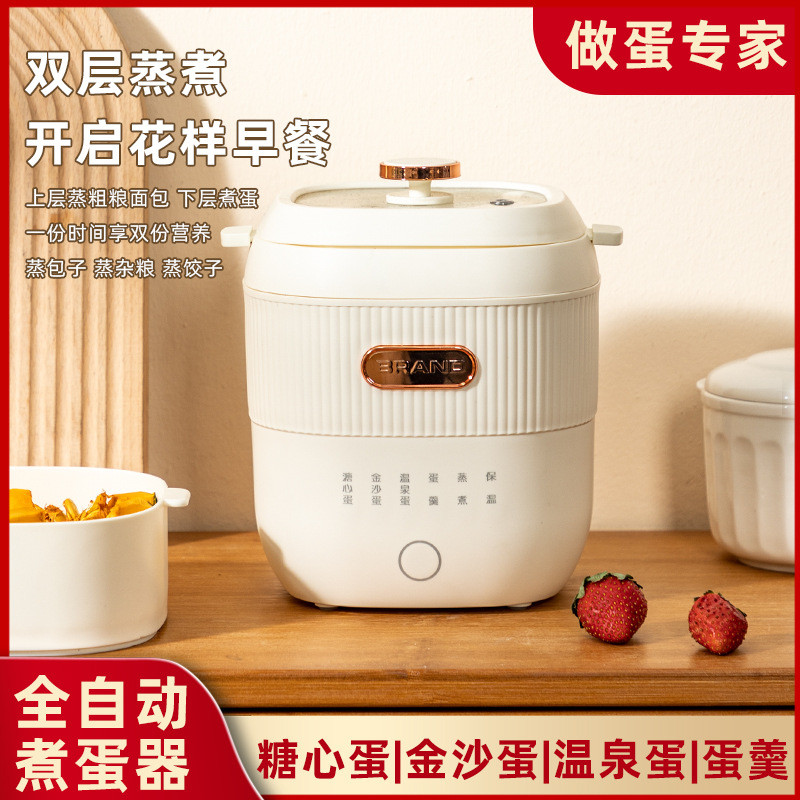 日本进口精工蒸蛋器自动断防干烧电学生宿舍蒸煮多功能早餐快煮神