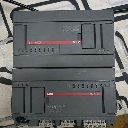 【汇生】ABB PLC模块，拆机图片两个ABB PLC模块，07KR【议价】