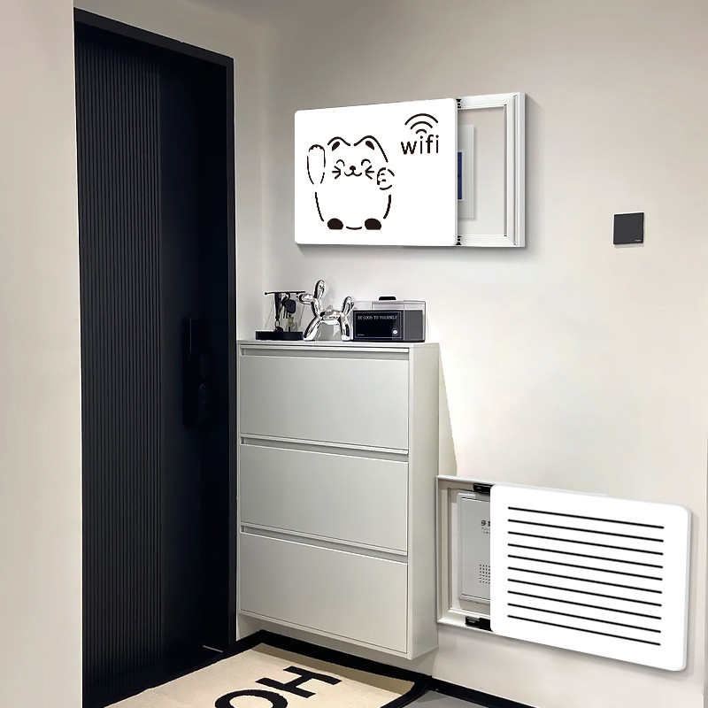 电表箱装饰画多尺寸选择简约现代风格PVC材质制作