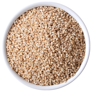 新鲜带皮生白芝麻粒家商用烘焙凉拌撒调料老品种生的脱皮白芝麻仁