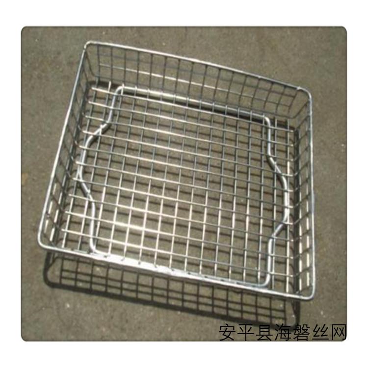 不锈钢丝编织网网框网篮消毒清洗网框网篮不锈钢材质储物网箱