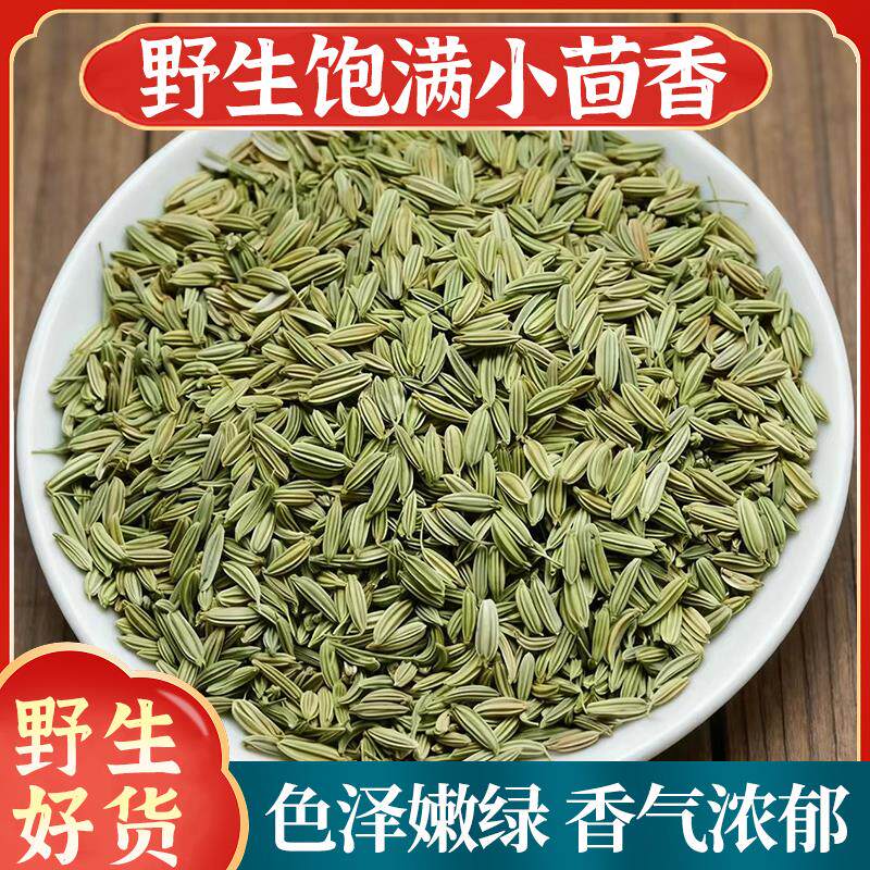 小茴香中药材正品500g野生精选茴香籽小回香子新鲜干货香料调料