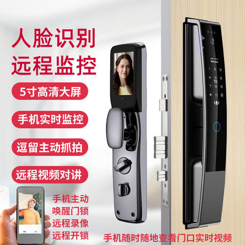 人脸识别智能指纹锁监控