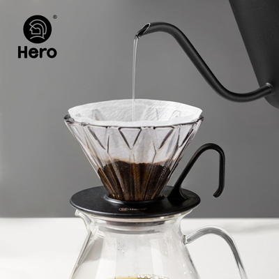 Hero玻璃咖啡滤杯可拆卸底座