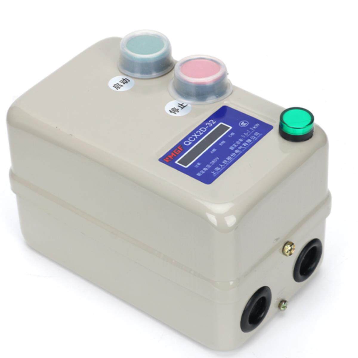 磁力QLP启动器开关CX5风Q机水机泵粉碎过载缺相护器三相380保V