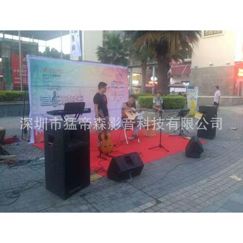 厂家新品业舞响台源音响K20123645TV户外音广场演出单寸大功率专