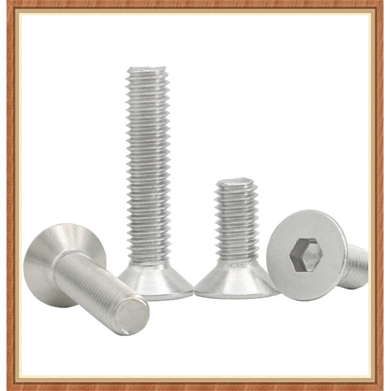 NCG31不锈钢DN7991内六角6沉头机牙螺丝M2M.5M3MI42M5M6平头螺钉