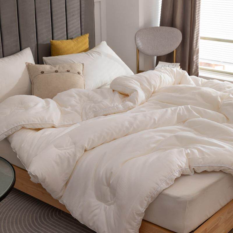 日式A类60支一贡缎芯纯棉大豆被棉全棉母婴二合纯酒店秋冬VHT子母