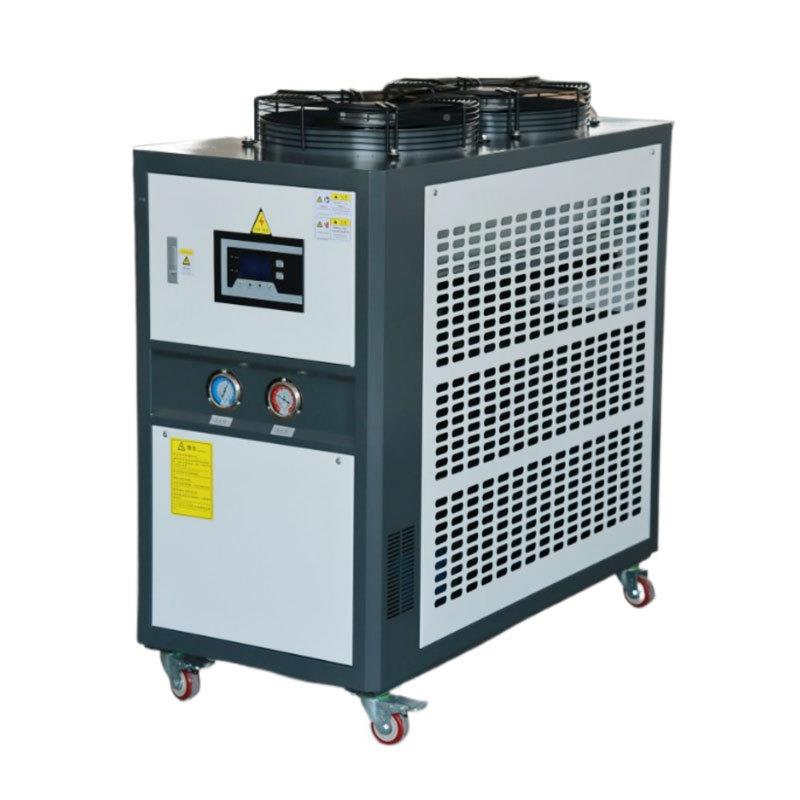 水5P工业CSJ冷水机缩冷冻机A箱式冷X风压冷式冷机小型制冷机冷油