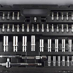 修车手多套能功车载维修工具箱 171件随车汽修工具套LKM筒扳装