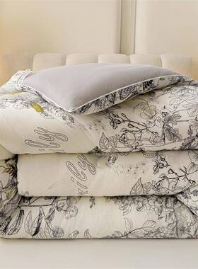 a类针芯织棉亲肤被F78H65S7大豆维纤被子加厚保暖冬被单双人春秋