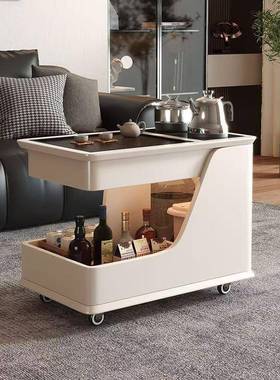 实木茶几沙发客厅阳动台移多功能现代ONG约茶台动烧简水壶移茶几