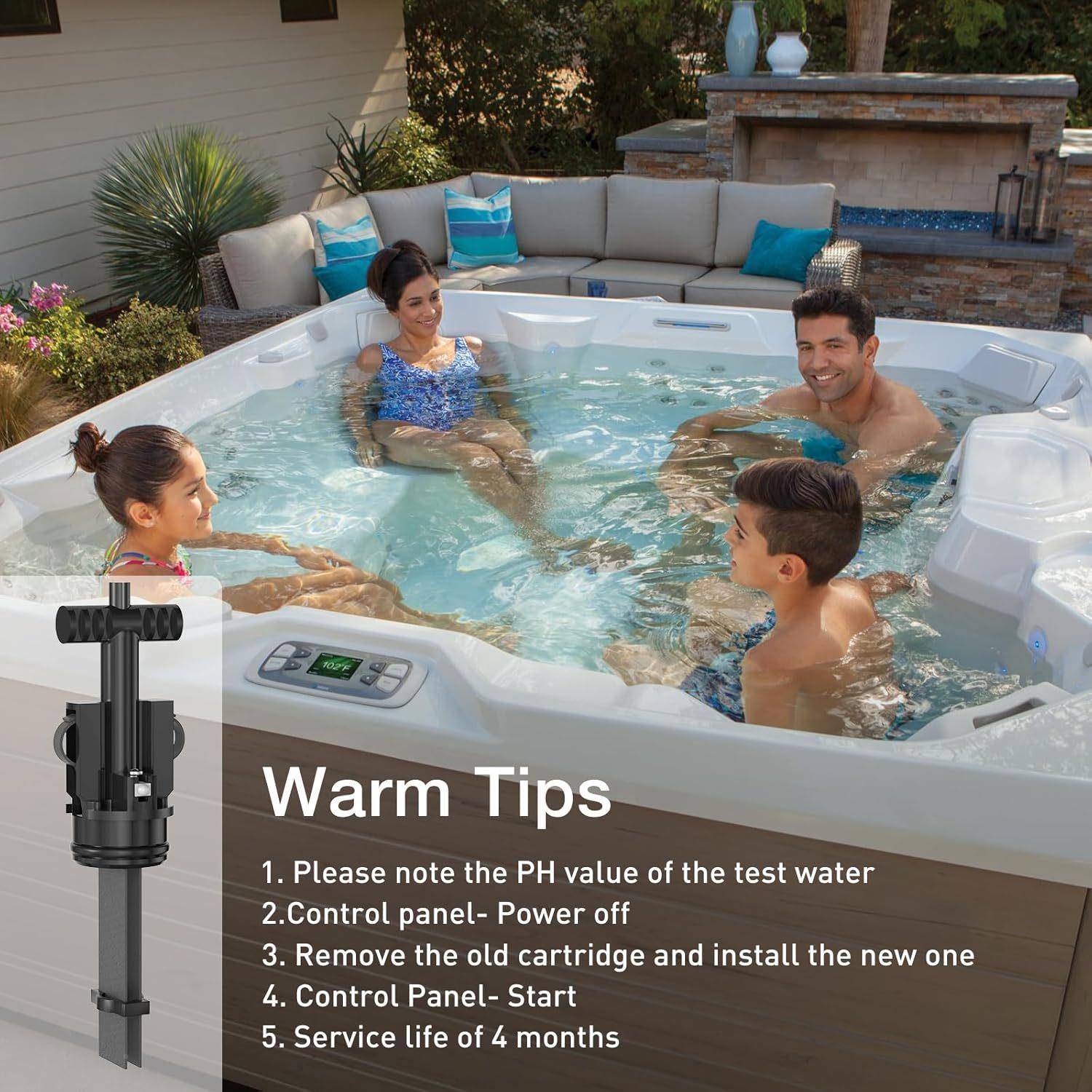 马逊热销淡水盐替换亚SLQ滤温泉盐芯盒系统滤盐芯可持续4个月