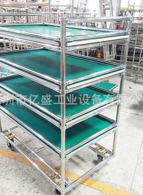 龙岗精240806-6益管多带层移动轮手车电商仓储线分拣台无推尘车间