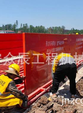 筑工地工程洗VWH车机平板式高冲洗压洗车台易洗安装建可移动车池