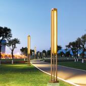 3镀柱方锌板配亚克力形景WM JGD02观灯方形立柱户外景观灯庭院米