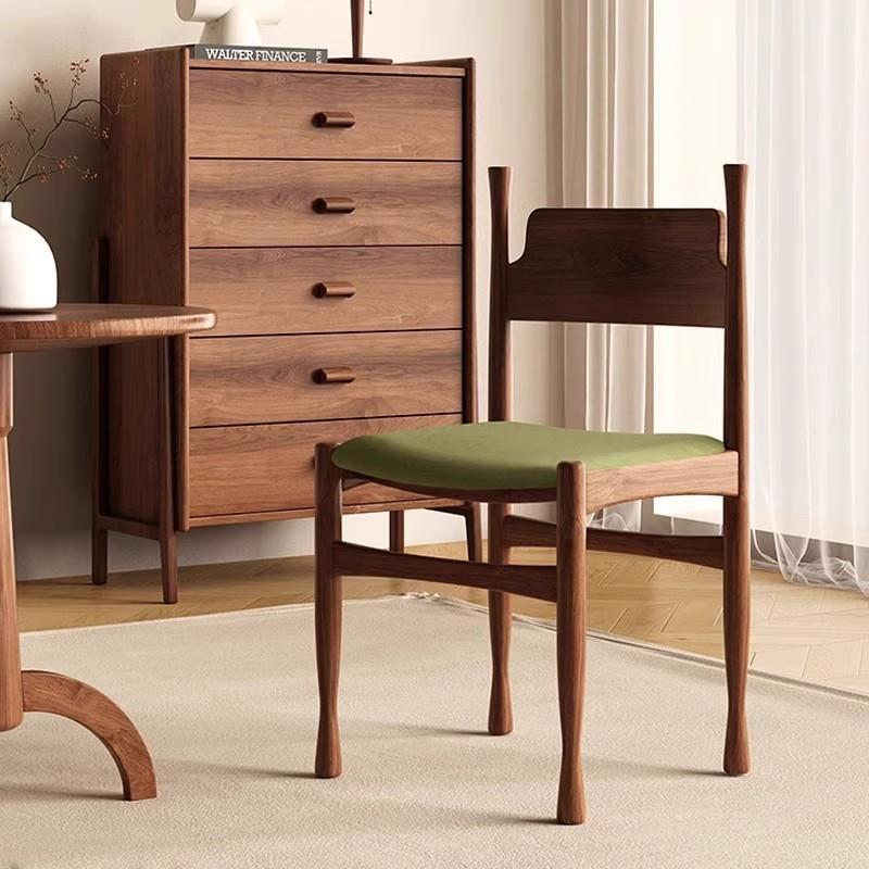 中古实轻木AL-91087椅子法式奢复餐椅款设计师梳妆椅餐厅休闲家古