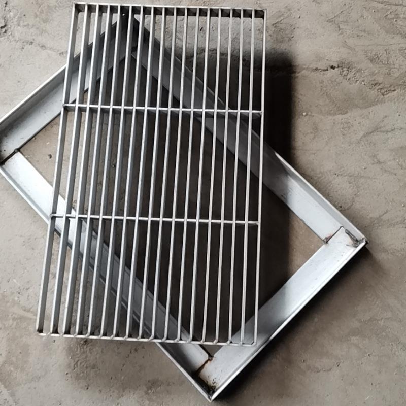 镀水盖板热锌钢格板洗车房排水沟盖YGA板热浸镀锌电厂沟平台踏锌