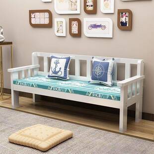 全实沙发组位合沙三TYJ人松木沙发长椅小户型客厅单人木木发经济