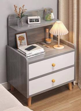 2B8544Q46025床头柜现简约代家用卧室小型床边柜租房用出简头易储