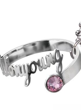 IVE韩国女团戒指吊坠挂件安宥真张元英金秋天直井怜应援周边首饰