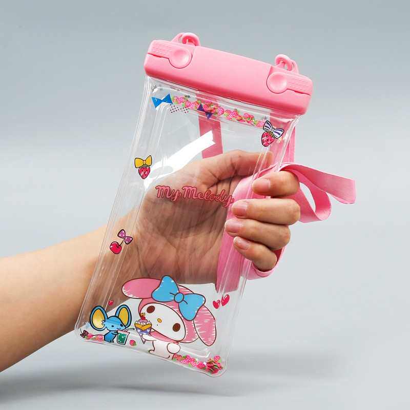 TRANSLANCING WATERPROOF TOUCH CARTOON SLEEVE DRIFTING SEALED WATER BAG DIVING SWIMMING WATER BAG CAN SCREEN ANTI-PVC USE ANTI-MOBILE PHONE