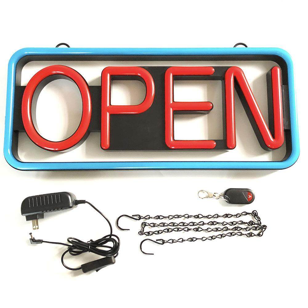 LEDOPENSIGN遥控款控制悬挂店铺招牌霓虹灯发光标识LED广告灯牌