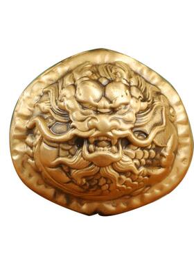 铜核桃黄铜实心核桃把玩摆件龙核桃铜器工艺品家居摆件