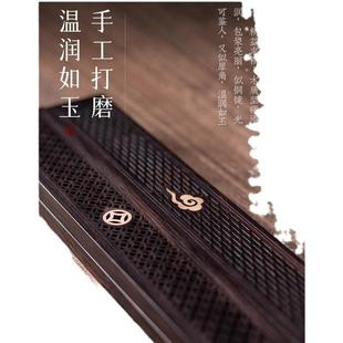 黑檀木卧香盒家用室内线香底座香插檀木质沉香熏香炉檀香炉线香盒