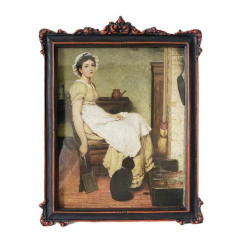 法式雕花10寸树脂相框欧式古典人物油画框照片墙组合挂画装饰画