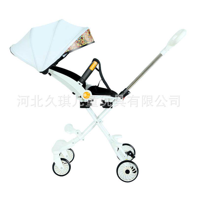 遛娃儿童手推车双向可座可躺轻便可折叠高景观溜娃车溜娃