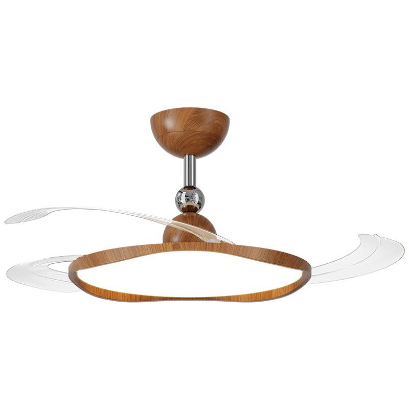 现简约隐形客电扇吊灯2厅025新无品牌/款吸顶吊代扇灯家用厅餐卧