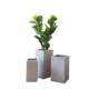 不烂根高正方形水泥花盆北欧客厅户外大口径尺寸植物透气镁泥花箱