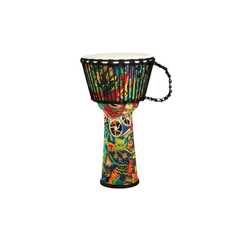 非洲鼓可调音绑绳羊皮手鼓10寸12寸轻质鼓幼儿园学校初学者打击鼓