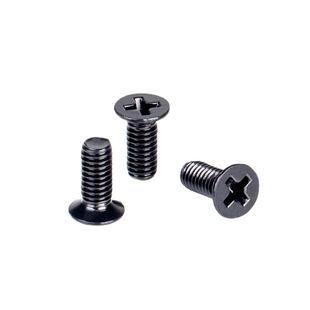 KM2x3 2x25沉头黑色螺丝黑锌达克罗螺丝GB819黑色不锈钢高盐雾