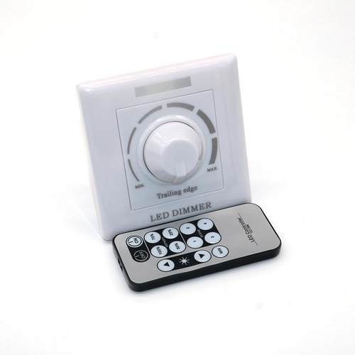 led调光开关110V-220V旋钮86型家用红外遥控调光器可控硅开关200W