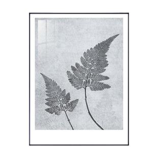 小美美式装饰画办公室书房玄关会客大厅多幅组合挂画复古绿植叶子