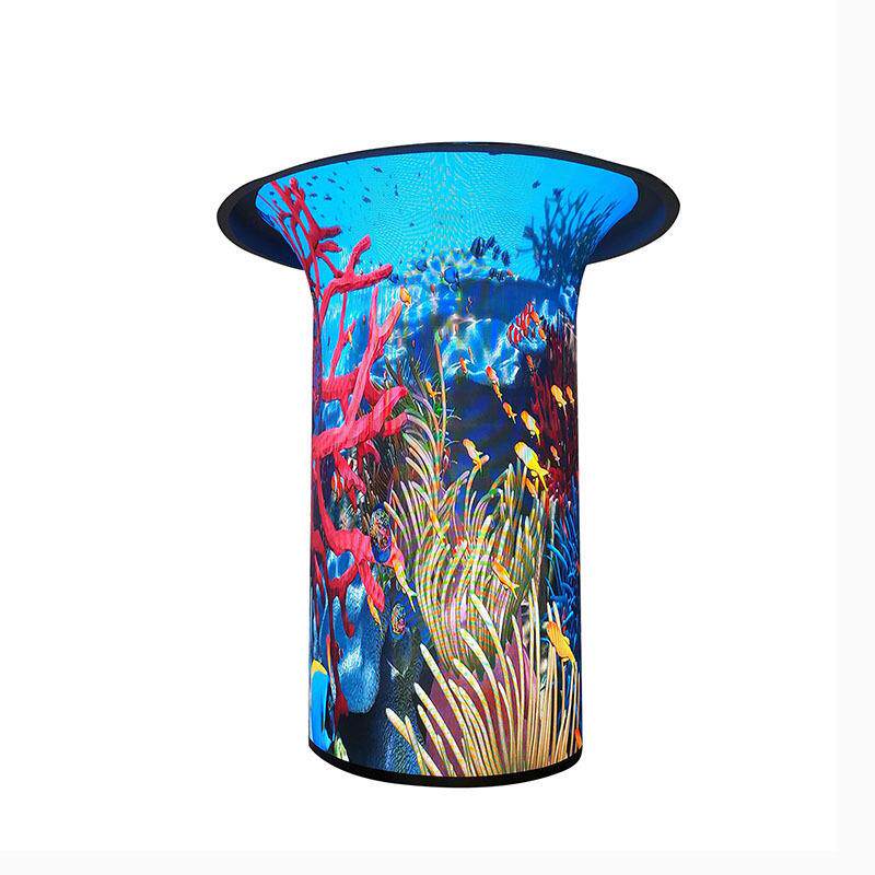 led显示屏圆环柱子弧异形曲面双面p1.86p2.5p3酒吧展厅直播柔性屏