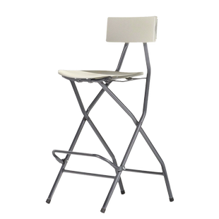 折叠椅家用餐凳高脚椅子户外阳台便携式可折叠吧台桌椅靠背椅组合